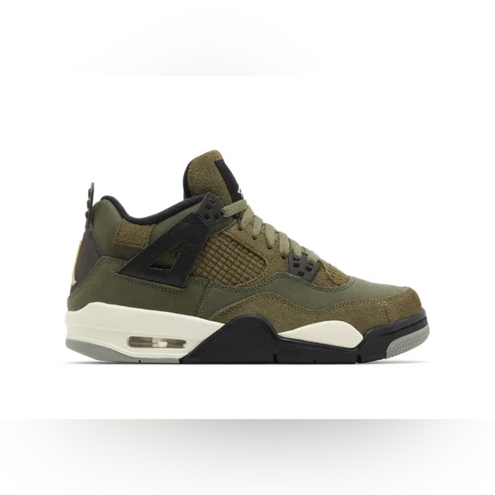Air Jordan 4 Retro SE Craft GS 'Olive'